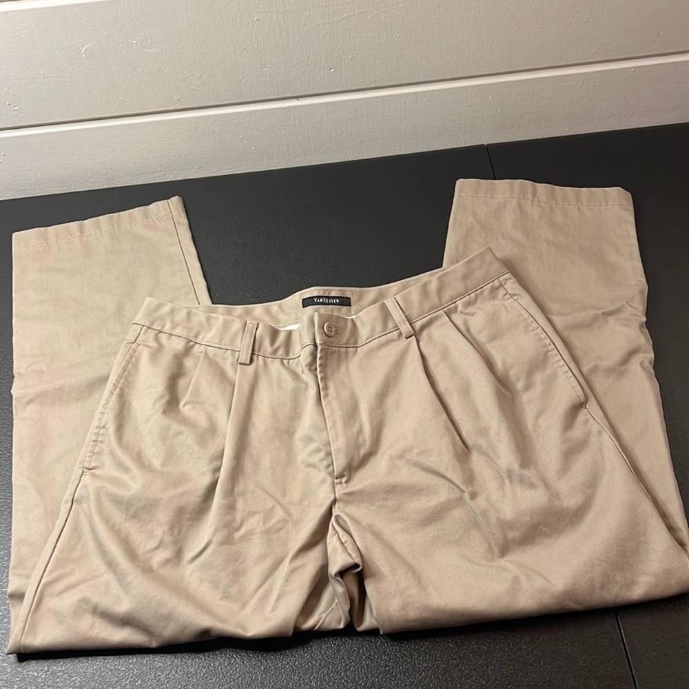 VAN Heusen Straight Khaki Pants - Size 36x30